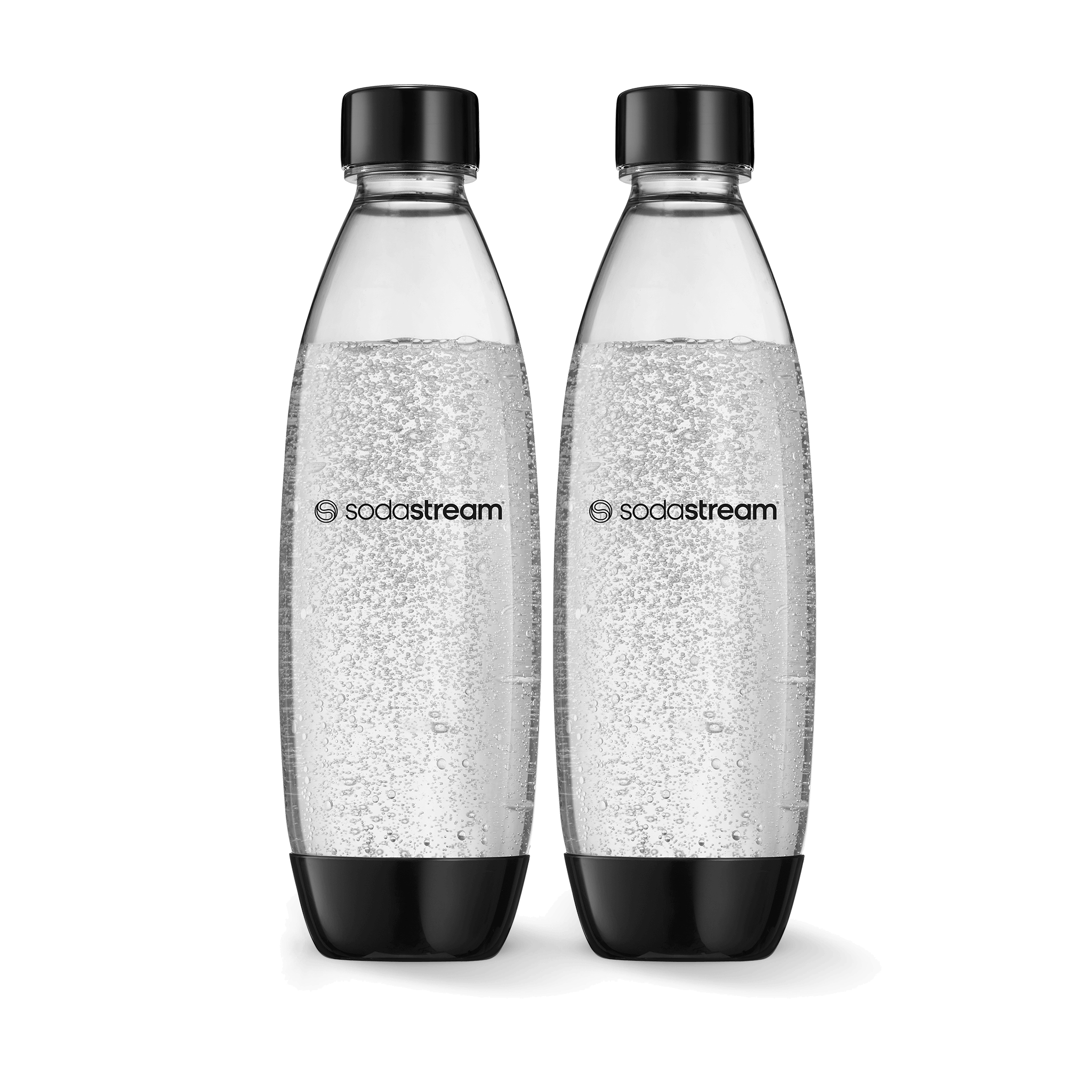 2x 1 l Bouteille en plastique Fuse TP black DWS sodastream