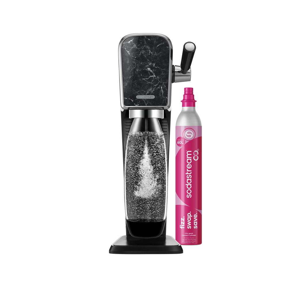 sodastream art black Marmor wassersprudler starter pack