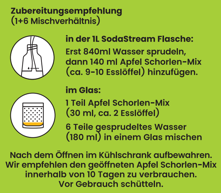 Apfel Schorlen-Mix