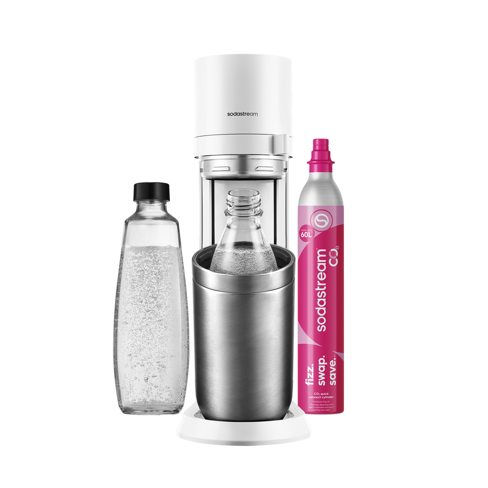 sodastream duo wassersprudler weiß starter kit