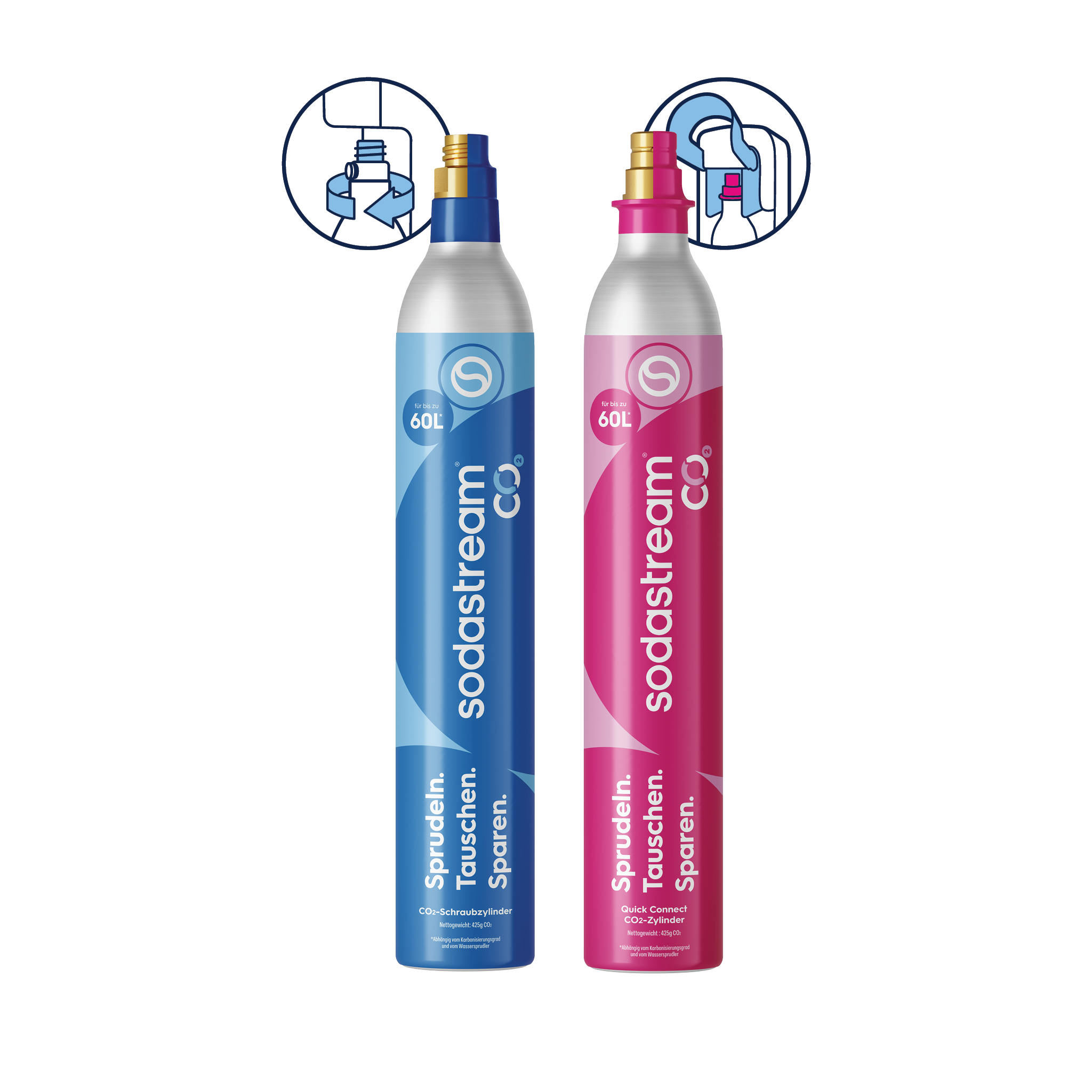 Cylindres CO₂ supplémentaires