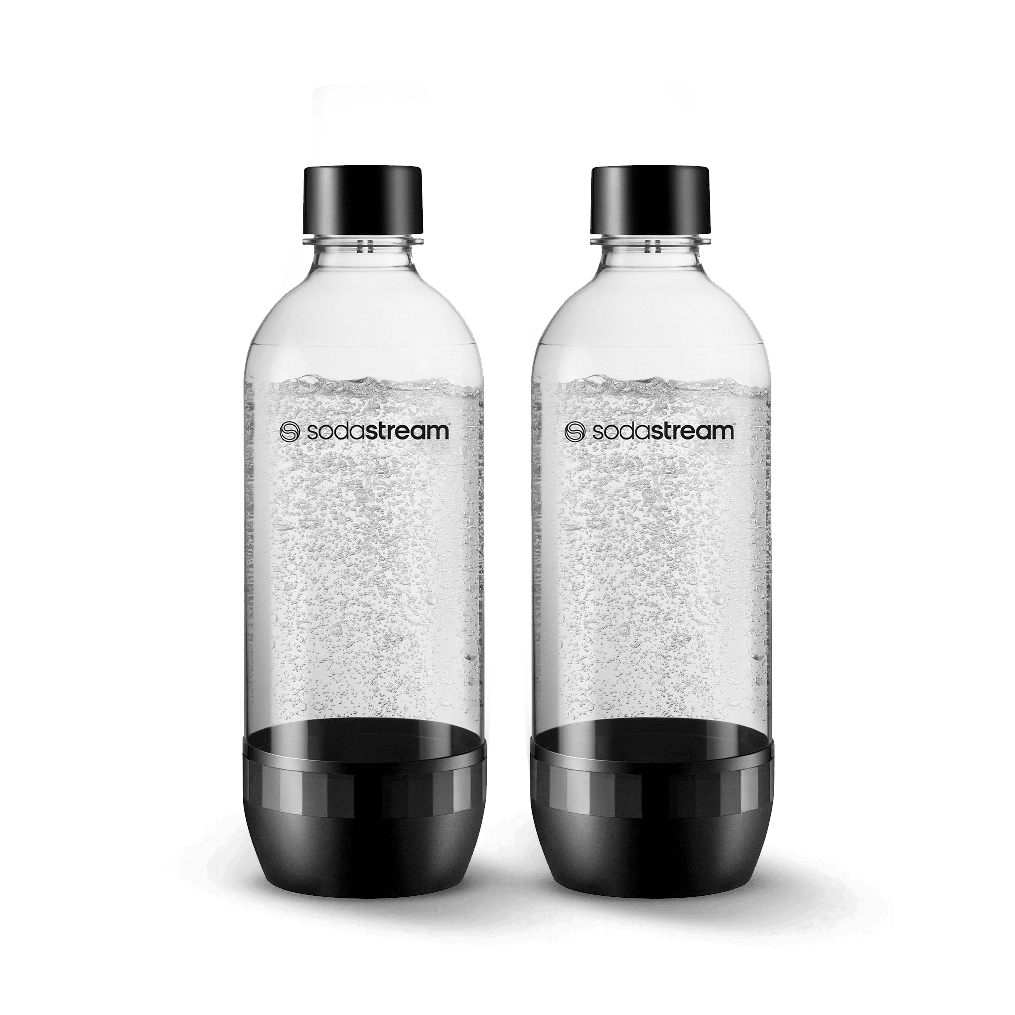 2x 1 l Bouteille en plastique Regular TP black DWS sodastream