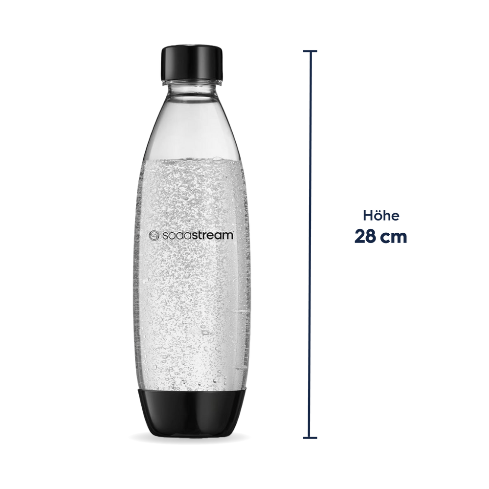 2x 1 l Bouteille en plastique Fuse TP black DWS – 4