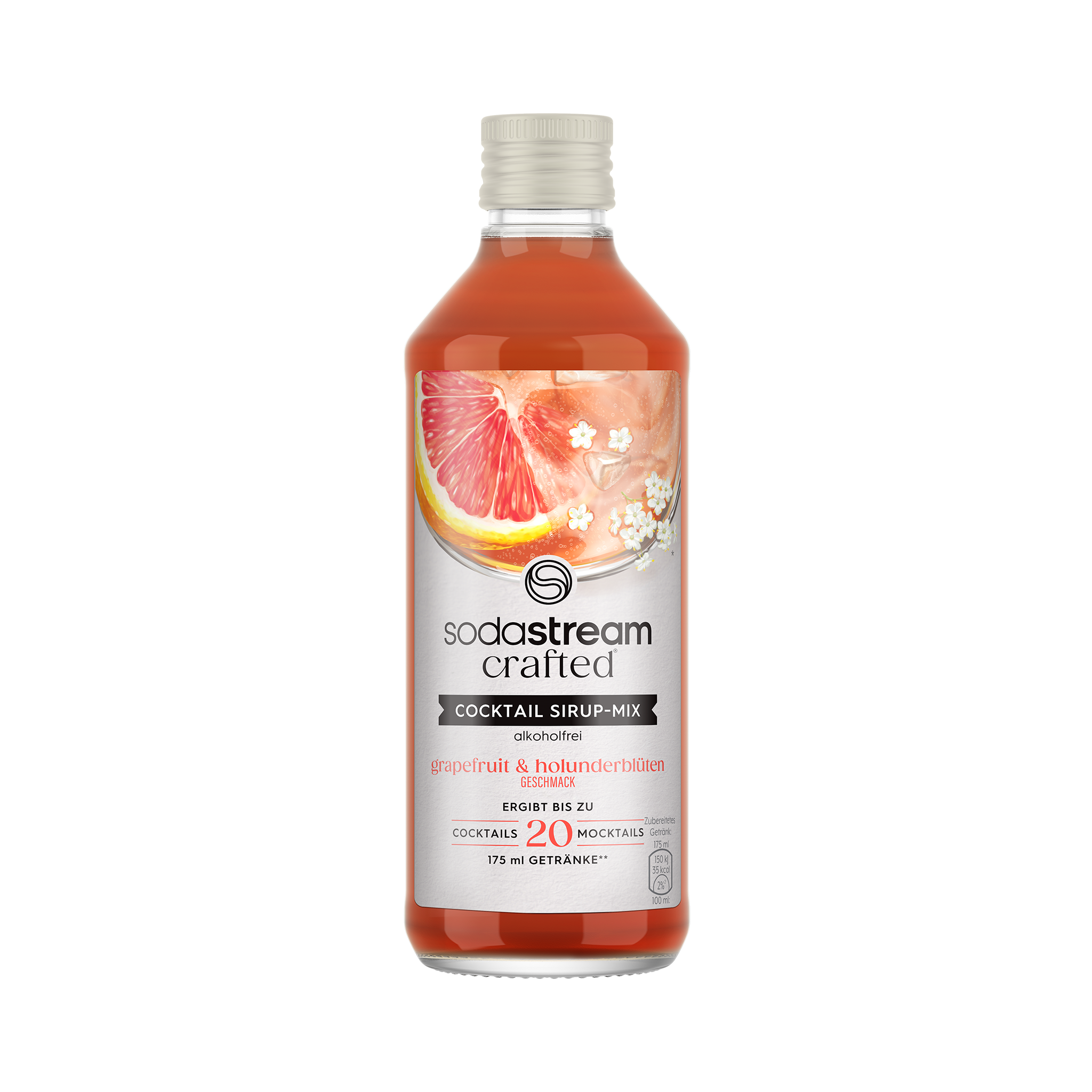 Crafted drink mix -  Pamplemousse Fleur de Sureau sodastream