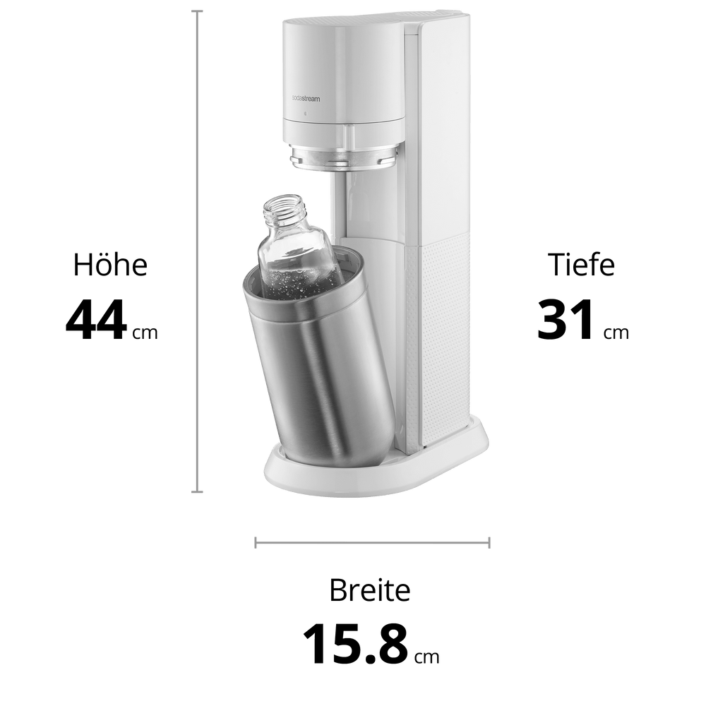 sodastream duo weiß Größe und Maße