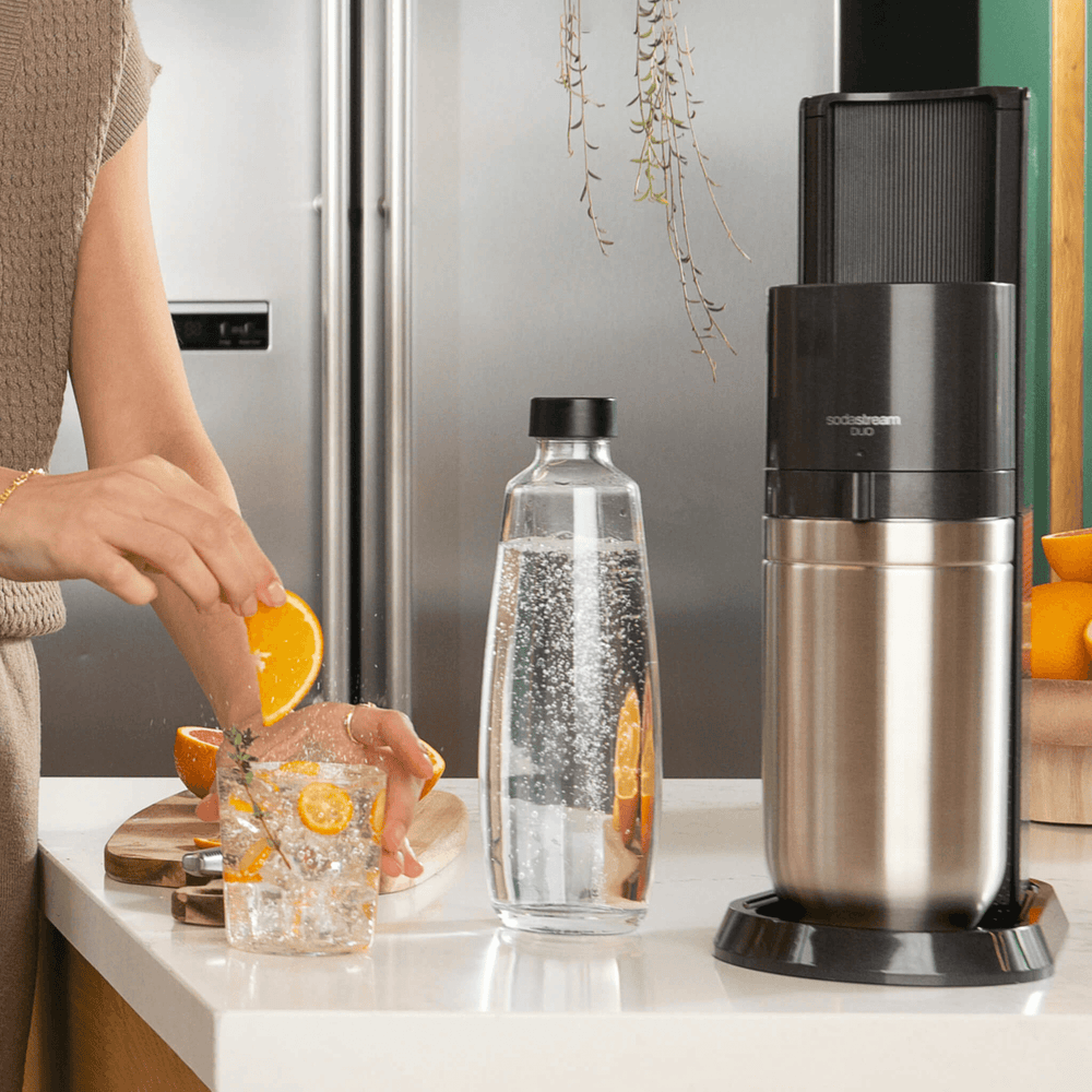 sodastream duo schwarz sprudelwasser maschine