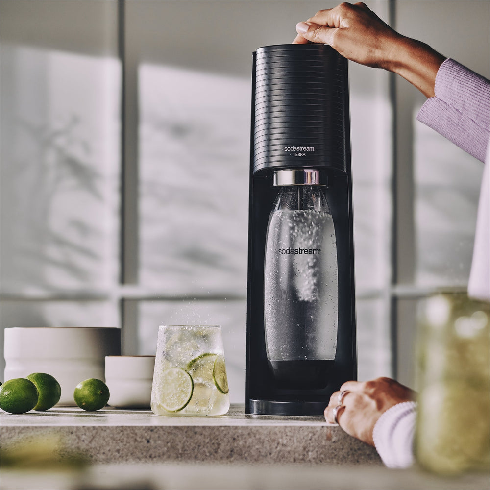 SodaStream Schwarz Terra Sprudelwasser Maschine