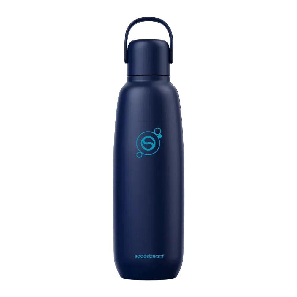 0.9L Edelstahlflasche fizz&go Cool blueberry