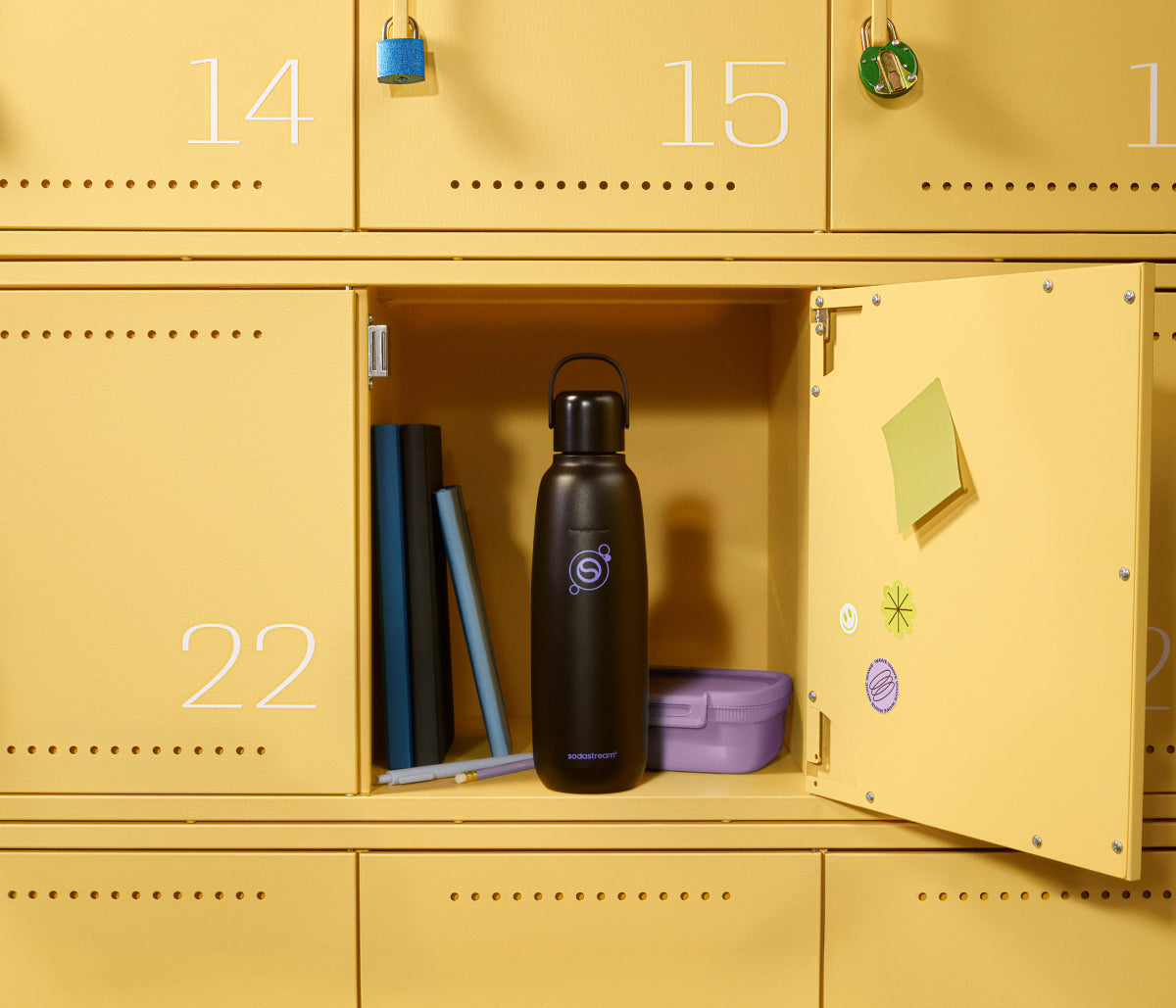 0.9L Edelstahlflasche fizz&go Cool black